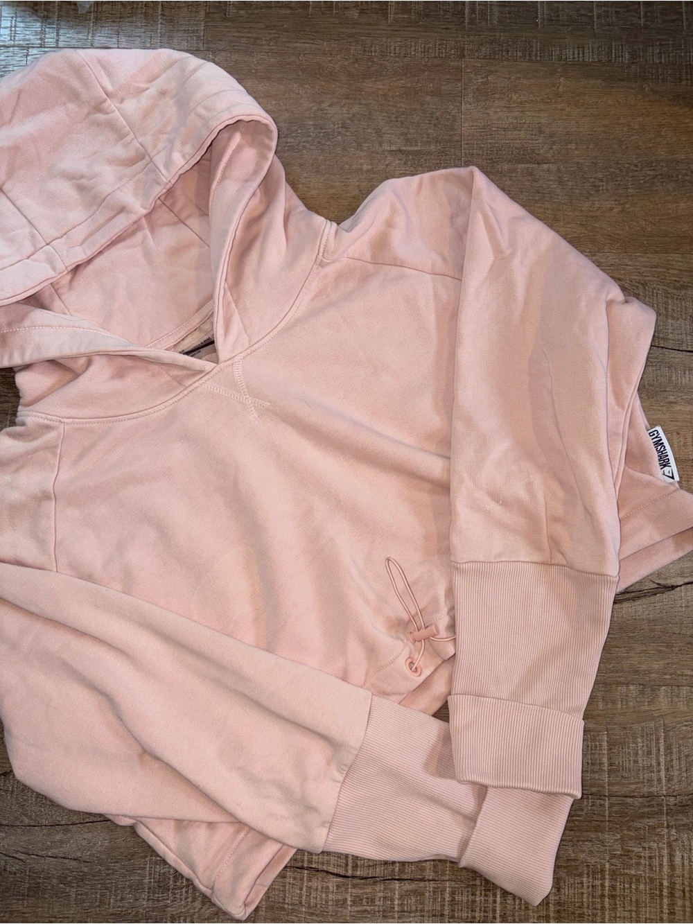 Gymshark Light Pink Hooded Sweatshirt